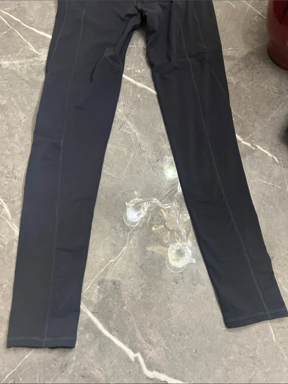 Free People Black Leggings with Zip Pocket